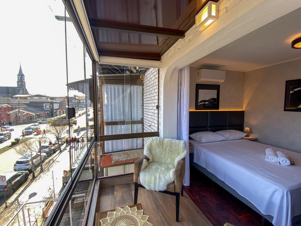 Locar-In Gramado- 100M Rua Coberta Apartment ภายนอก รูปภาพ