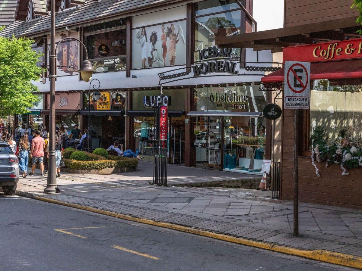 Locar-In Gramado- 100M Rua Coberta Apartment ภายนอก รูปภาพ